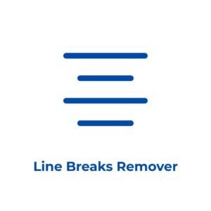 line breaks remover