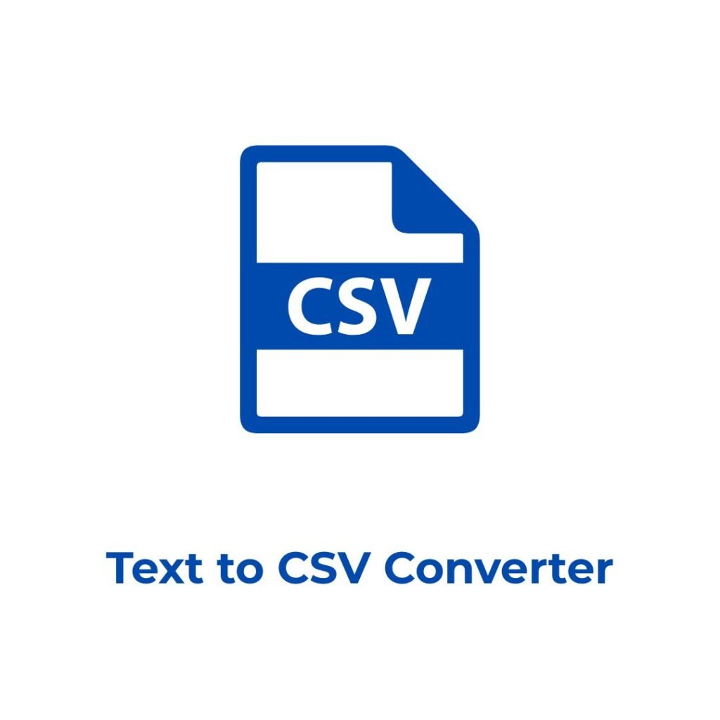 text to csv converter